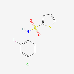 N-(4-chloro-2-fluorophenyl)-2-thiophenesulfonamide