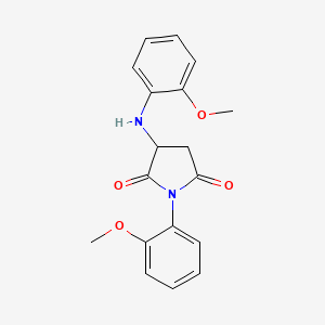 1-(2-methoxyphenyl)-3-[(2-methoxyphenyl)amino]-2,5-pyrrolidinedione