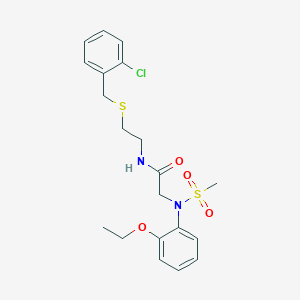 N~1~-{2-[(2-chlorobenzyl)thio]ethyl}-N~2~-(2-ethoxyphenyl)-N~2~-(methylsulfonyl)glycinamide