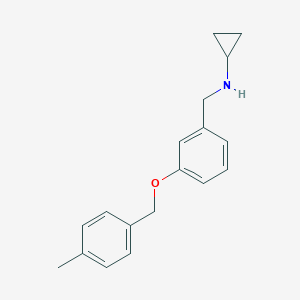 N-{3-[(4-methylbenzyl)oxy]benzyl}cyclopropanamine