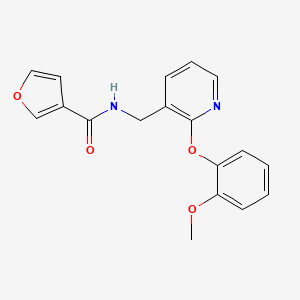 N-{[2-(2-methoxyphenoxy)-3-pyridinyl]methyl}-3-furamide