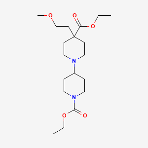 diethyl 4-(2-methoxyethyl)-1,4'-bipiperidine-1',4-dicarboxylate