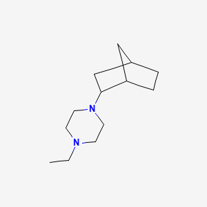 molecular formula C13H24N2 B5023782 1-bicyclo[2.2.1]hept-2-yl-4-ethylpiperazine 