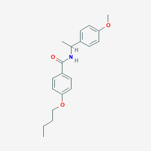 4-butoxy-N-[1-(4-methoxyphenyl)ethyl]benzamide