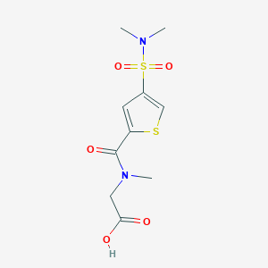 N-({4-[(dimethylamino)sulfonyl]-2-thienyl}carbonyl)-N-methylglycine