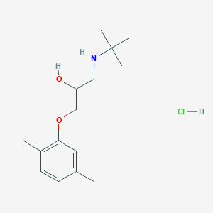 molecular formula C15H26ClNO2 B5023883 1-(tert-butylamino)-3-(2,5-dimethylphenoxy)-2-propanol hydrochloride 