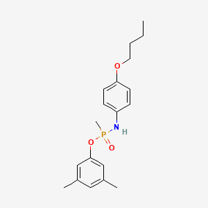 3,5-dimethylphenyl N-(4-butoxyphenyl)-P-methylphosphonamidoate