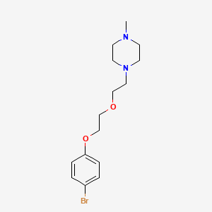 1-{2-[2-(4-bromophenoxy)ethoxy]ethyl}-4-methylpiperazine