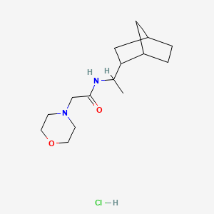 N-(1-bicyclo[2.2.1]hept-2-ylethyl)-2-(4-morpholinyl)acetamide hydrochloride