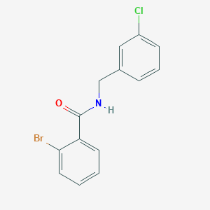 molecular formula C14H11BrClNO B5024052 2-bromo-N-(3-chlorobenzyl)benzamide 