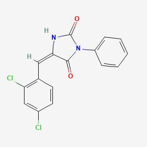5-(2,4-dichlorobenzylidene)-3-phenyl-2,4-imidazolidinedione