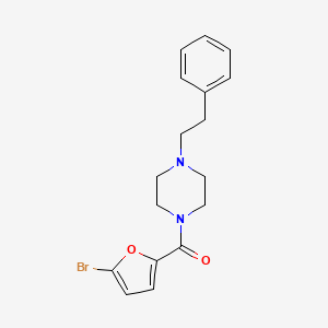 1-(5-bromo-2-furoyl)-4-(2-phenylethyl)piperazine