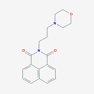 molecular formula C19H20N2O3 B5024223 2-[3-(4-morpholinyl)propyl]-1H-benzo[de]isoquinoline-1,3(2H)-dione 