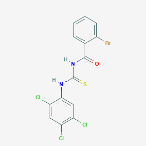 2-bromo-N-{[(2,4,5-trichlorophenyl)amino]carbonothioyl}benzamide