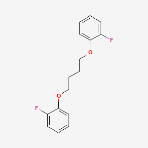 molecular formula C16H16F2O2 B5024405 1,1'-[1,4-butanediylbis(oxy)]bis(2-fluorobenzene) 