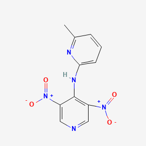 molecular formula C11H9N5O4 B5024457 N-(3,5-dinitro-4-pyridinyl)-6-methyl-2-pyridinamine 