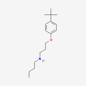 N-[3-(4-tert-butylphenoxy)propyl]-1-butanamine