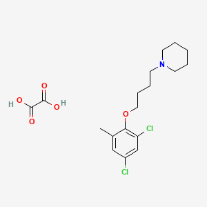 1-[4-(2,4-dichloro-6-methylphenoxy)butyl]piperidine oxalate