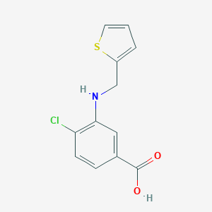 molecular formula C12H10ClNO2S B502464 4-Chloro-3-[(2-thienylmethyl)amino]benzoic acid CAS No. 878714-34-2