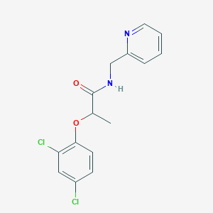 2-(2,4-dichlorophenoxy)-N-(pyridin-2-ylmethyl)propanamide