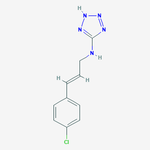 molecular formula C10H10ClN5 B502472 N-(4-chlorocinnamyl)-N-(2H-tetraazol-5-yl)amine CAS No. 878425-53-7