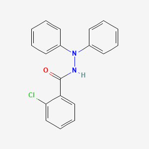 molecular formula C19H15ClN2O B5024725 2-chloro-N',N'-diphenylbenzohydrazide 