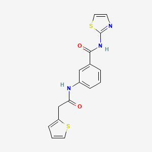 N-1,3-thiazol-2-yl-3-[(2-thienylacetyl)amino]benzamide