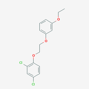 2,4-dichloro-1-[2-(3-ethoxyphenoxy)ethoxy]benzene