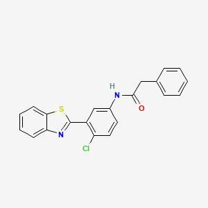 N-[3-(1,3-benzothiazol-2-yl)-4-chlorophenyl]-2-phenylacetamide