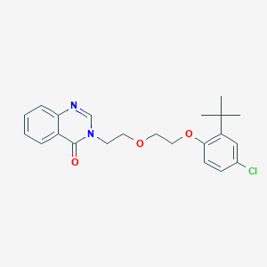 3-{2-[2-(2-tert-butyl-4-chlorophenoxy)ethoxy]ethyl}-4(3H)-quinazolinone