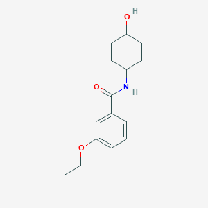 molecular formula C16H21NO3 B5024942 3-(allyloxy)-N-(trans-4-hydroxycyclohexyl)benzamide 