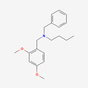 molecular formula C20H27NO2 B5024976 N-benzyl-N-(2,4-dimethoxybenzyl)-1-butanamine 