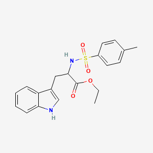 ethyl N-[(4-methylphenyl)sulfonyl]tryptophanate