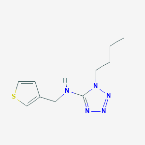 molecular formula C10H15N5S B502507 N-(1-butyl-1H-tetraazol-5-yl)-N-(3-thienylmethyl)amine 