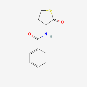 4-methyl-N-(2-oxotetrahydro-3-thienyl)benzamide