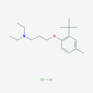 [3-(2-tert-butyl-4-methylphenoxy)propyl]diethylamine hydrochloride