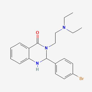 2-(4-bromophenyl)-3-[2-(diethylamino)ethyl]-2,3-dihydro-4(1H)-quinazolinone