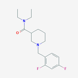 molecular formula C17H24F2N2O B5025288 1-(2,4-difluorobenzyl)-N,N-diethyl-3-piperidinecarboxamide 