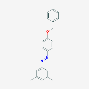 molecular formula C21H20N2O B050253 3,5-Dimethyl-4-benzyloxyazobenzene CAS No. 119121-11-8