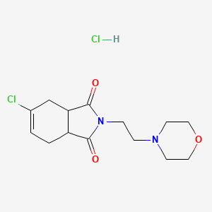 5-chloro-2-[2-(4-morpholinyl)ethyl]-3a,4,7,7a-tetrahydro-1H-isoindole-1,3(2H)-dione hydrochloride