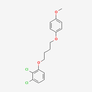 1,2-dichloro-3-[4-(4-methoxyphenoxy)butoxy]benzene