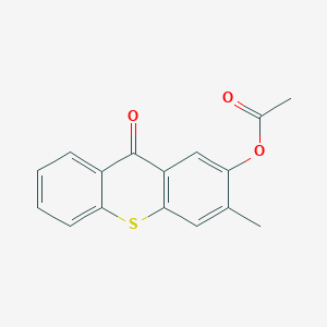 molecular formula C16H12O3S B5025351 3-methyl-9-oxo-9H-thioxanthen-2-yl acetate 