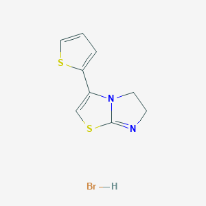 molecular formula C9H9BrN2S2 B5025366 3-(2-thienyl)-5,6-dihydroimidazo[2,1-b][1,3]thiazole hydrobromide 