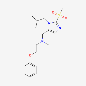 N-{[1-isobutyl-2-(methylsulfonyl)-1H-imidazol-5-yl]methyl}-N-methyl-2-phenoxyethanamine