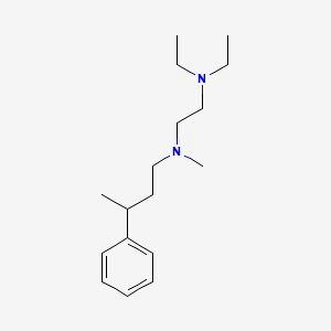 molecular formula C17H30N2 B5025412 N,N-diethyl-N'-methyl-N'-(3-phenylbutyl)-1,2-ethanediamine 