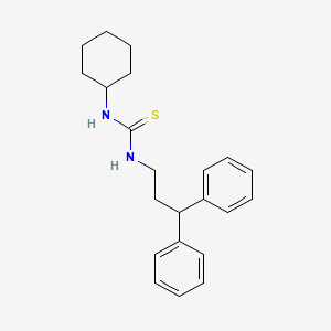 N-cyclohexyl-N'-(3,3-diphenylpropyl)thiourea