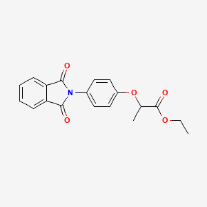 ethyl 2-[4-(1,3-dioxo-1,3-dihydro-2H-isoindol-2-yl)phenoxy]propanoate