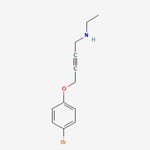 4-(4-bromophenoxy)-N-ethyl-2-butyn-1-amine