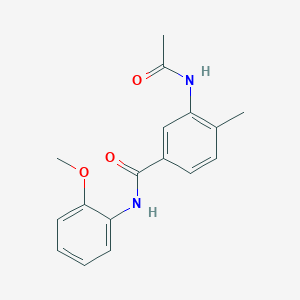 3-(acetylamino)-N-(2-methoxyphenyl)-4-methylbenzamide