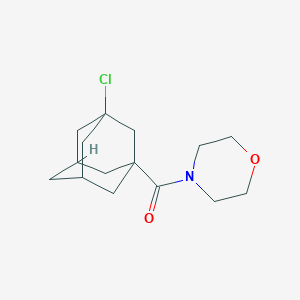 molecular formula C15H22ClNO2 B5025753 4-[(3-chloro-1-adamantyl)carbonyl]morpholine 